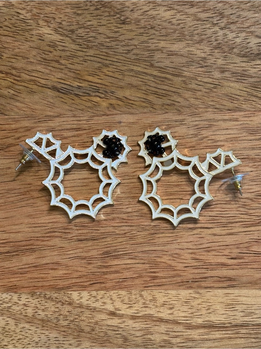 Disney Baublebar Spiderweb Hoop Earrings - jewelry